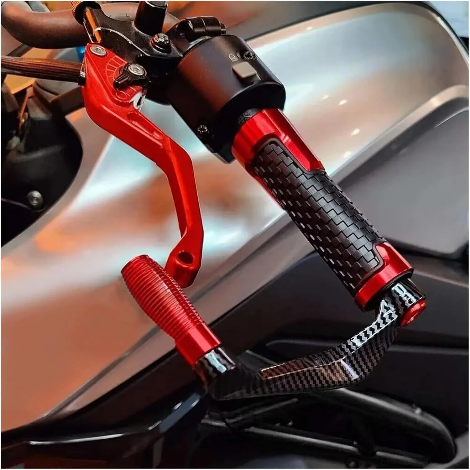Motorcycle Handle Bar Hand Guards for Aprilia RSV4R RSV4 R RS V4R 2009-2024 2023 2022 2021 2020 2019 Motorcycle Handlebar Grips Guard Brake Clutch Lever Protector