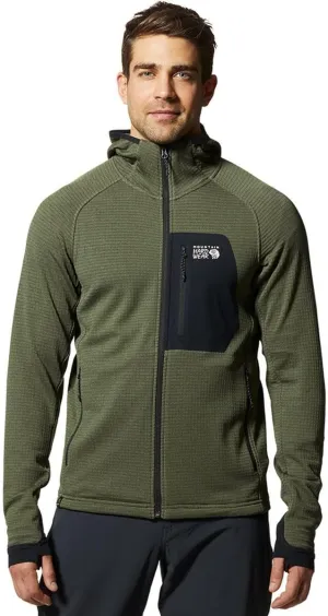 Mountain Hardwear Men's Polartec Power Grid Full Zip Hoody