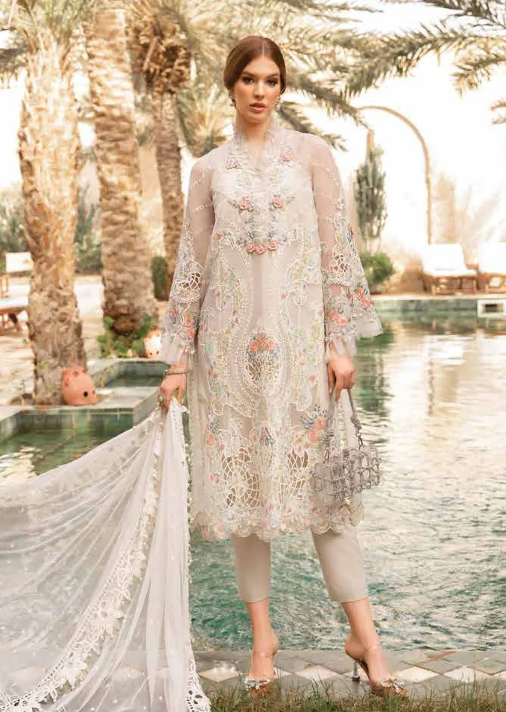 MSB-2405-A - Unstitched - Maria B Lawn Collection 2024