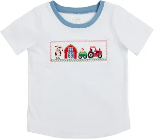 Mud Pie Baby Boys Truck Smocked Tee