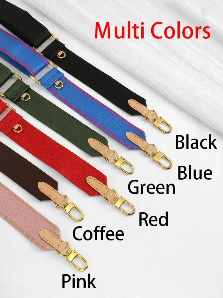 Multi Pouchette Accessories Adjustable Strap, Crossbody Shoulder Purse Strap Replacement, Wide Luxury Bag Strap