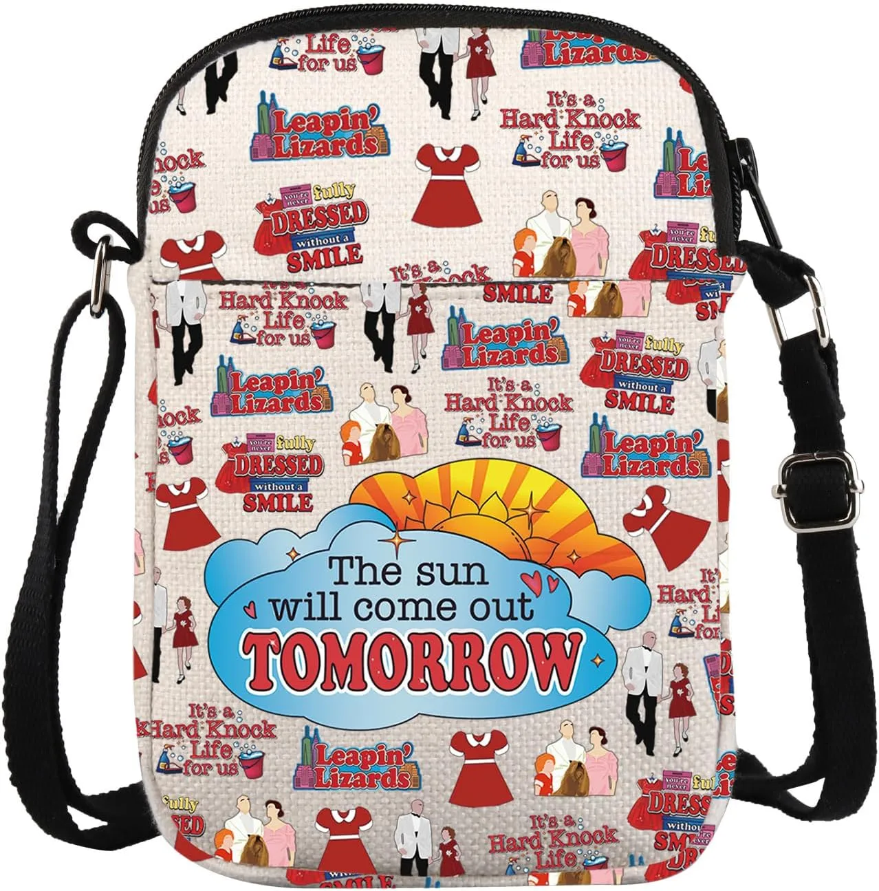 Musical Inspired Gift The Sun Will Come Out Tomorrow Crossbody Bag Musical Fans Gift