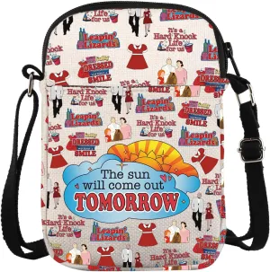 Musical Inspired Gift The Sun Will Come Out Tomorrow Crossbody Bag Musical Fans Gift