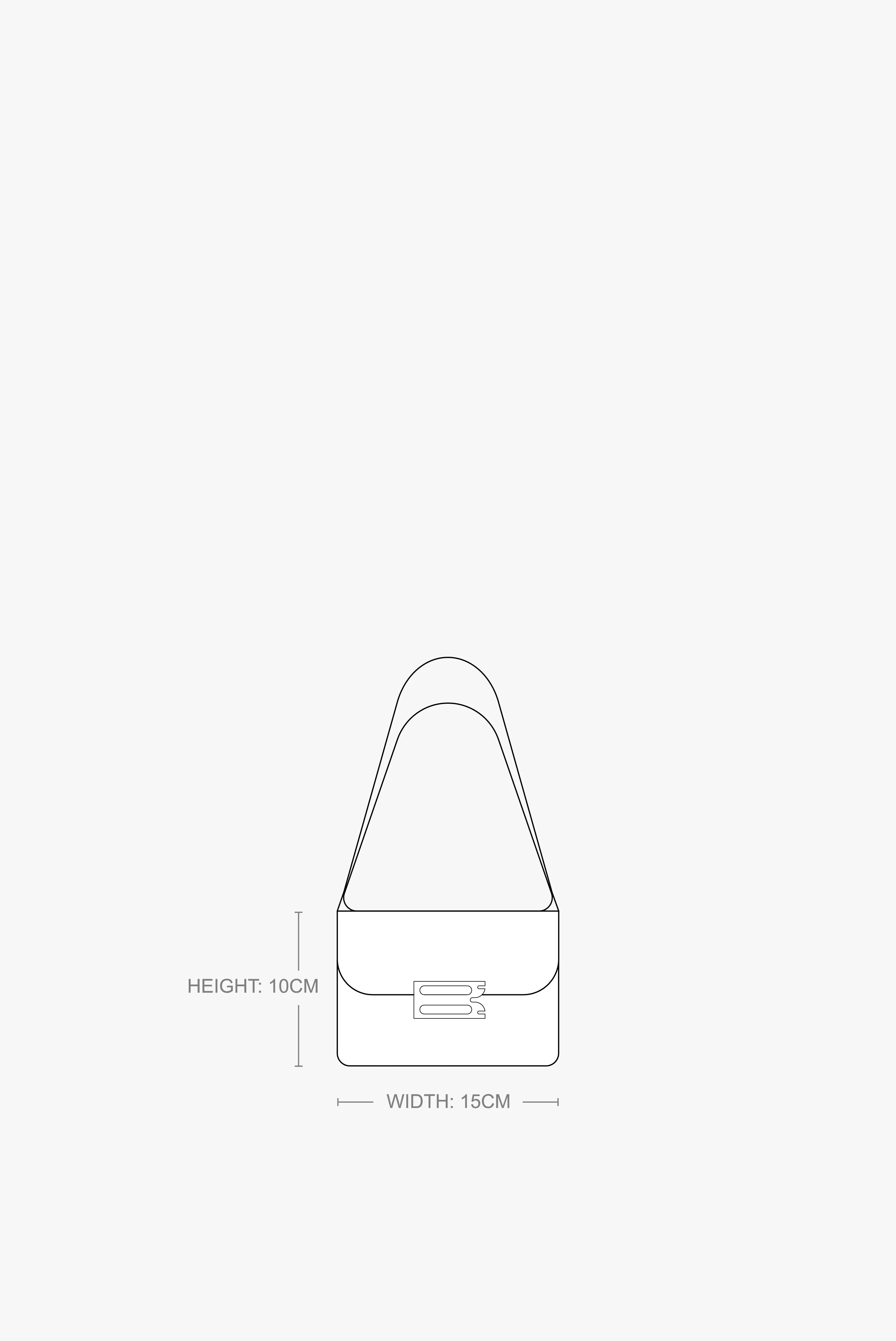 Nano Dorian Bag In Khaki Grained Leather