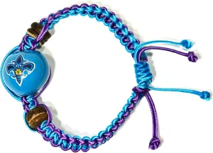 NBA New Orleans Hornets Go Nuts Kukui Nut Macrame Bracelet