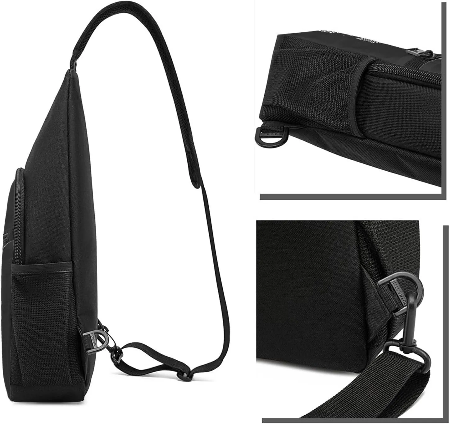 Nevertheless, She Persist Unisex Chest Bag Lightweight Crossbody Shoulder Bag Travel Pocket Black