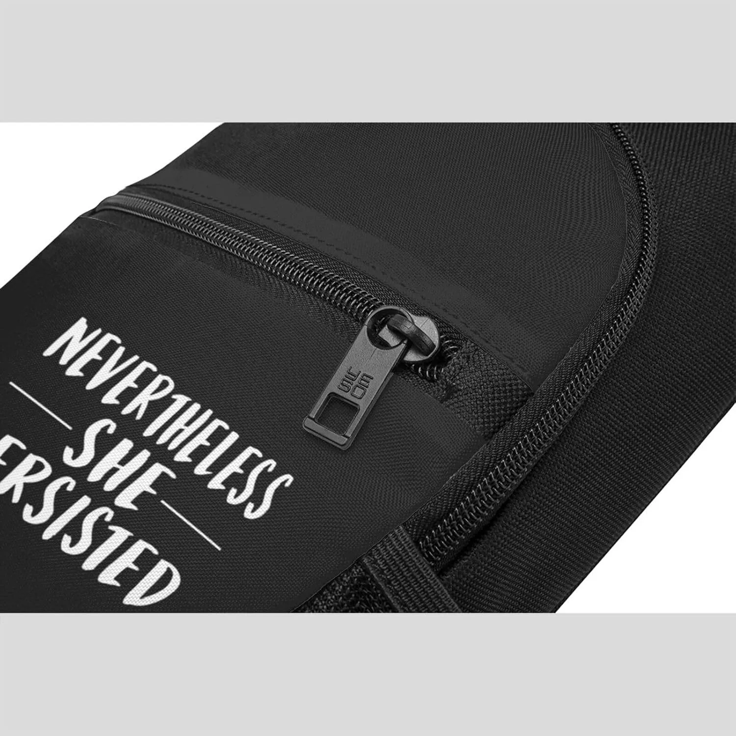 Nevertheless, She Persist Unisex Chest Bag Lightweight Crossbody Shoulder Bag Travel Pocket Black