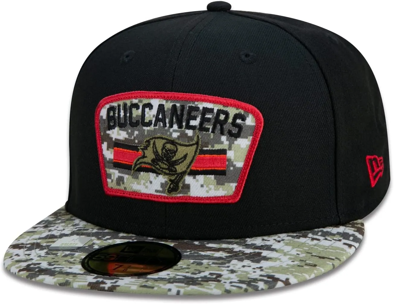 New Era Men's Black/Camo San Francisco 49ers 2021 Salute to Service 59FIFTY Fitted Hat
