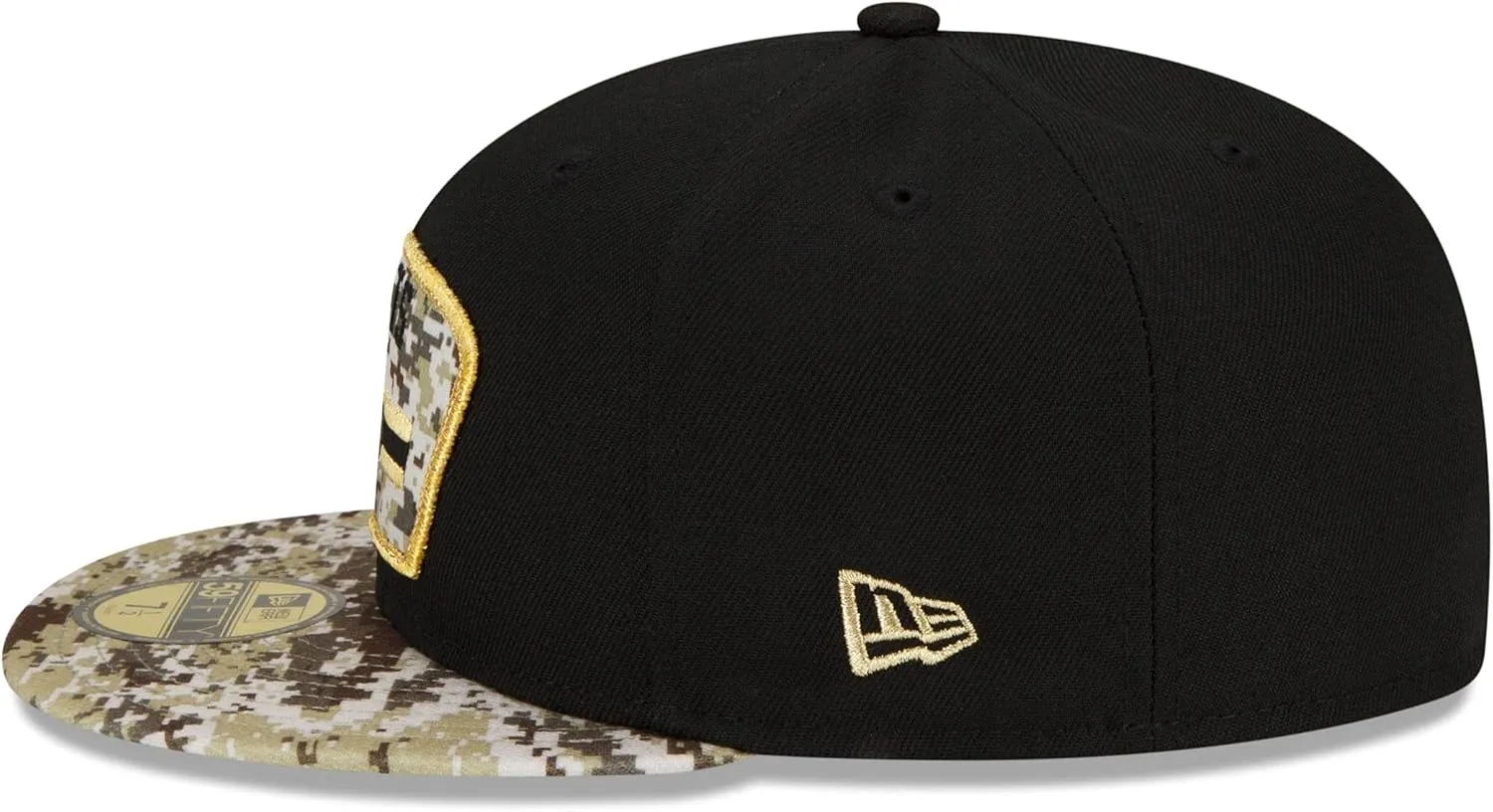 New Era Men's Black/Camo San Francisco 49ers 2021 Salute to Service 59FIFTY Fitted Hat
