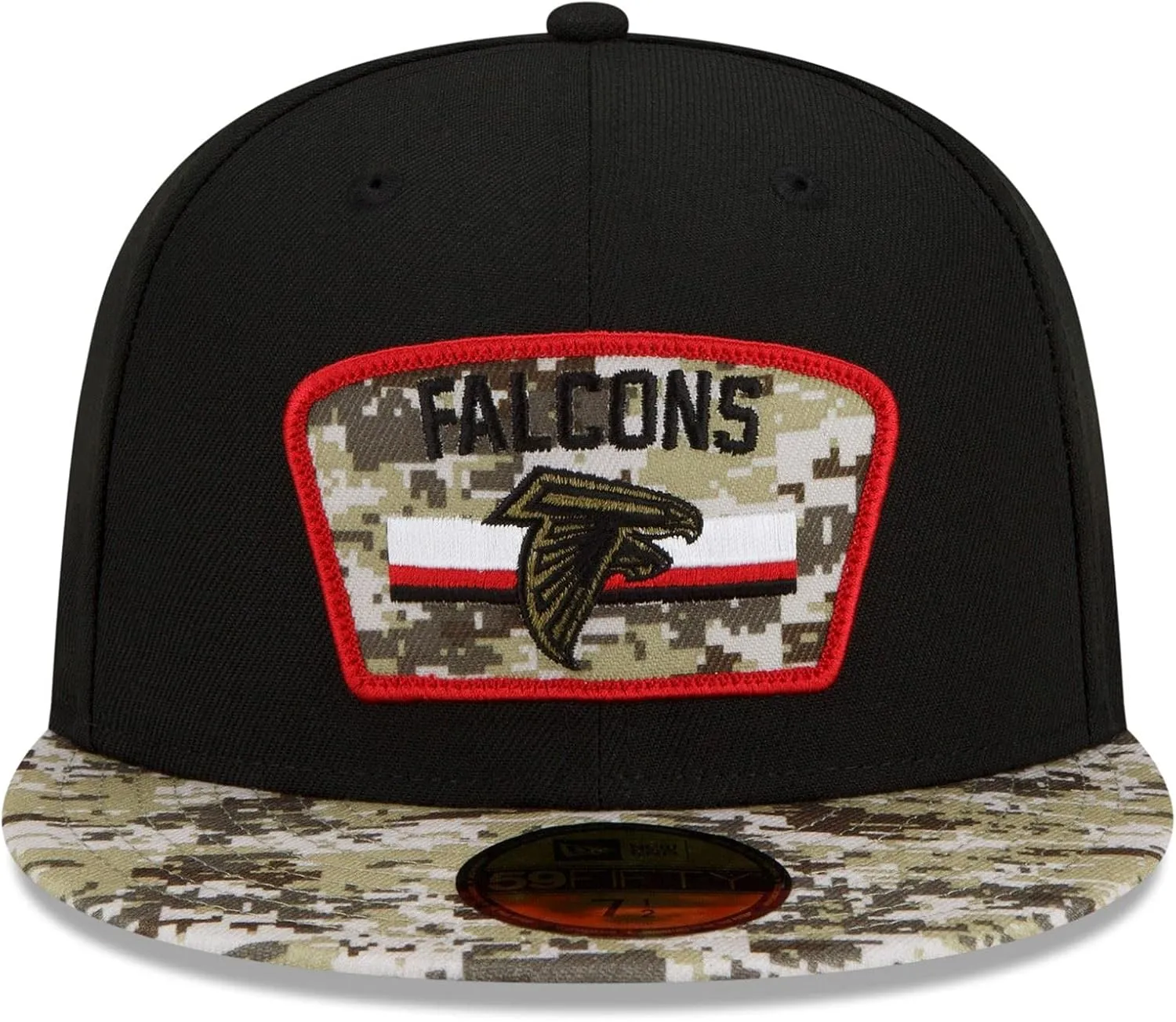 New Era Men's Black/Camo San Francisco 49ers 2021 Salute to Service 59FIFTY Fitted Hat