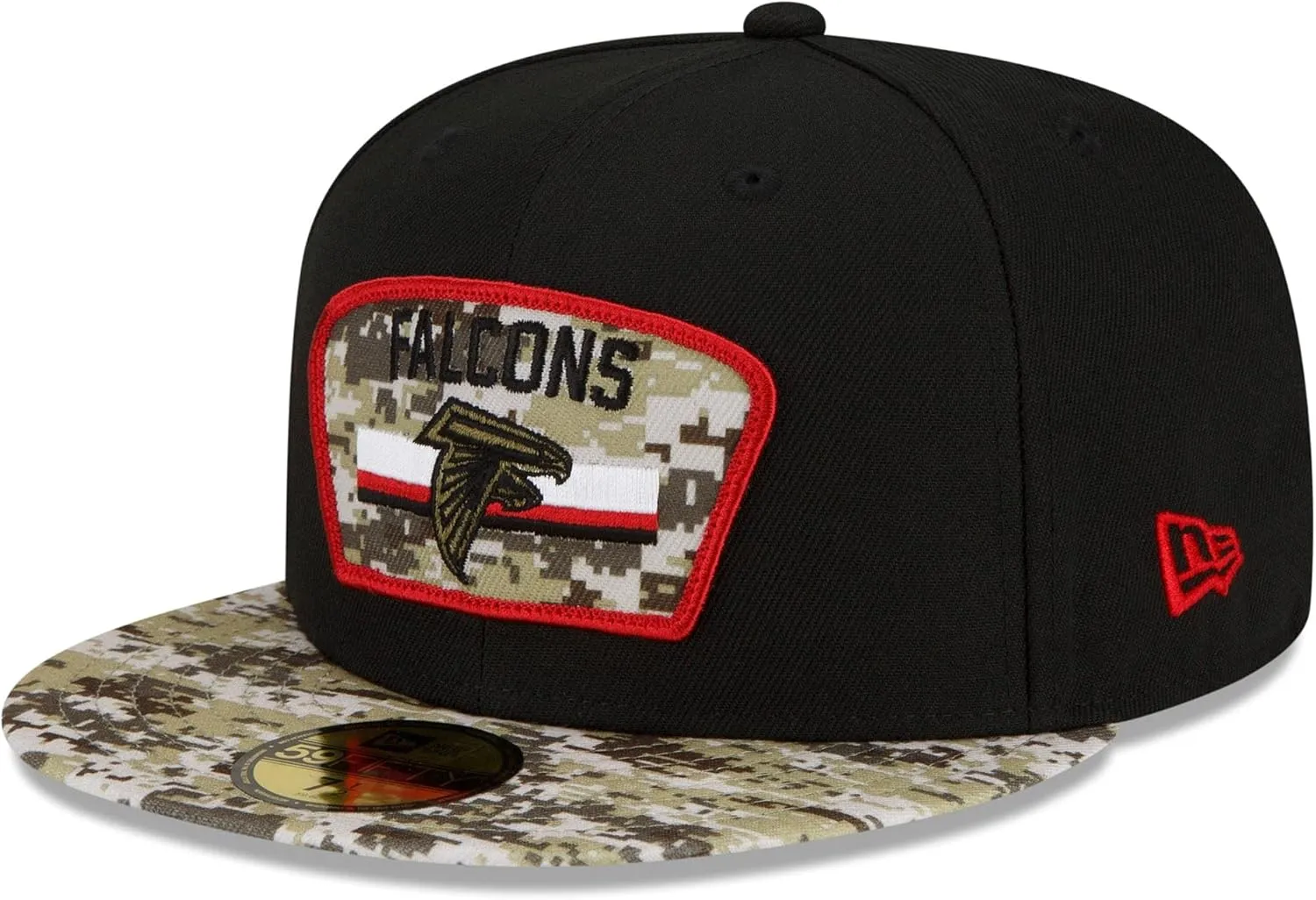 New Era Men's Black/Camo San Francisco 49ers 2021 Salute to Service 59FIFTY Fitted Hat
