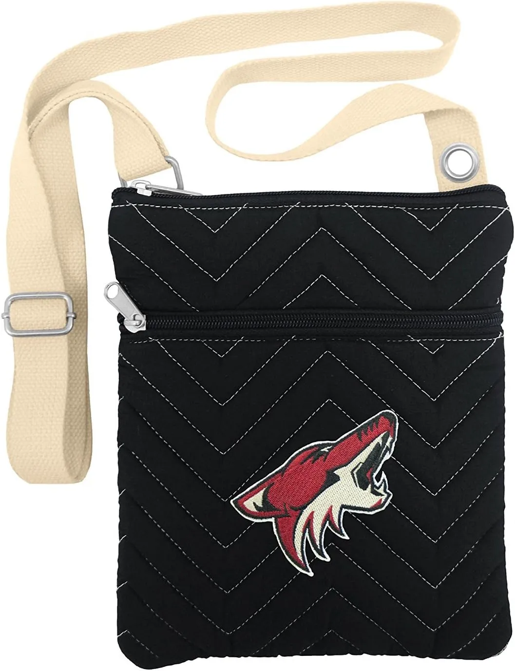 NHL Chev-Stitch Cross Body Purse