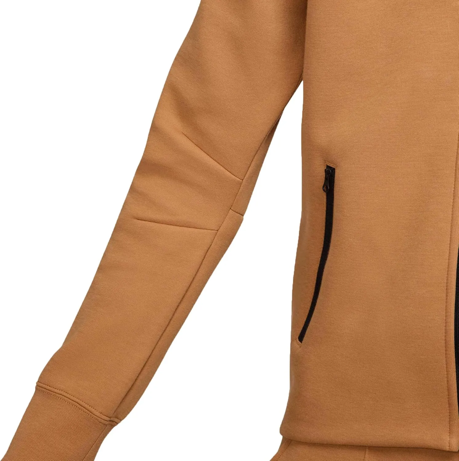 Nike Sportswear Tech Fleece Windrunner Women's Full-Zip Hoodie (FB8338-224, Flax/Black)