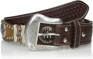 Nocona Belt Co. Men's Pro Tricross Scalop Raw