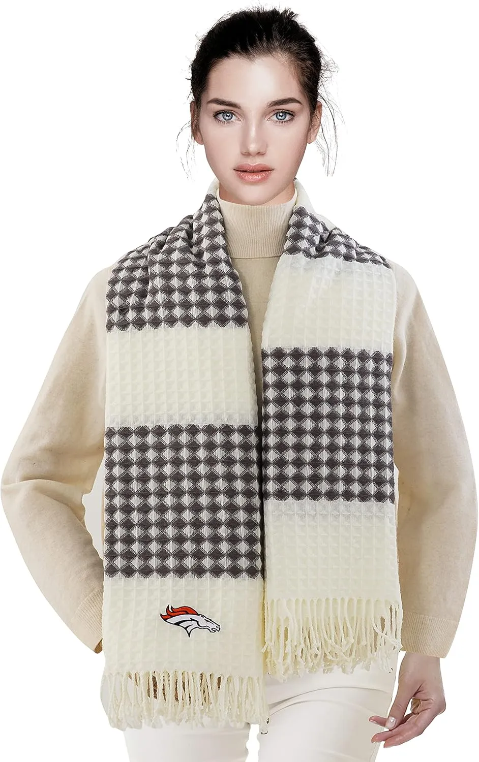NORTHWEST NFL Unisex-Adult Waffle Weave Jacquard Throw Blanket