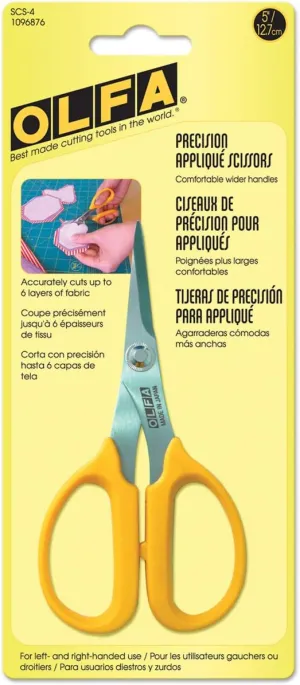 OLFA Precision Applique Scissors 5in
