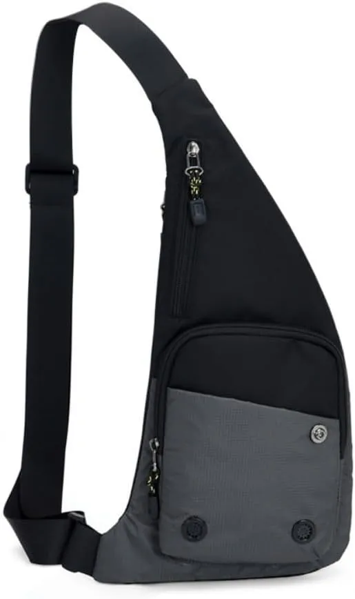 Outdoor Casual Single Shoulder Crossbody Bag Chest Bags Hit Color Waterproof Fashion Sports Men and Women Chest Bags