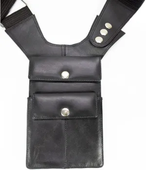 Paul Walter Genuine Leather Carry Handbag Shoulder Underarm Hidden Holster Gun Bag Cross Body Bag