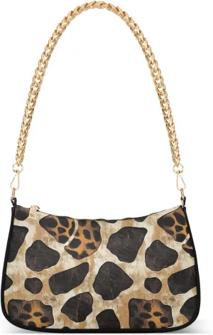 Paw Print Safari trendy chain cross body bag for women handbag for women for for traveling