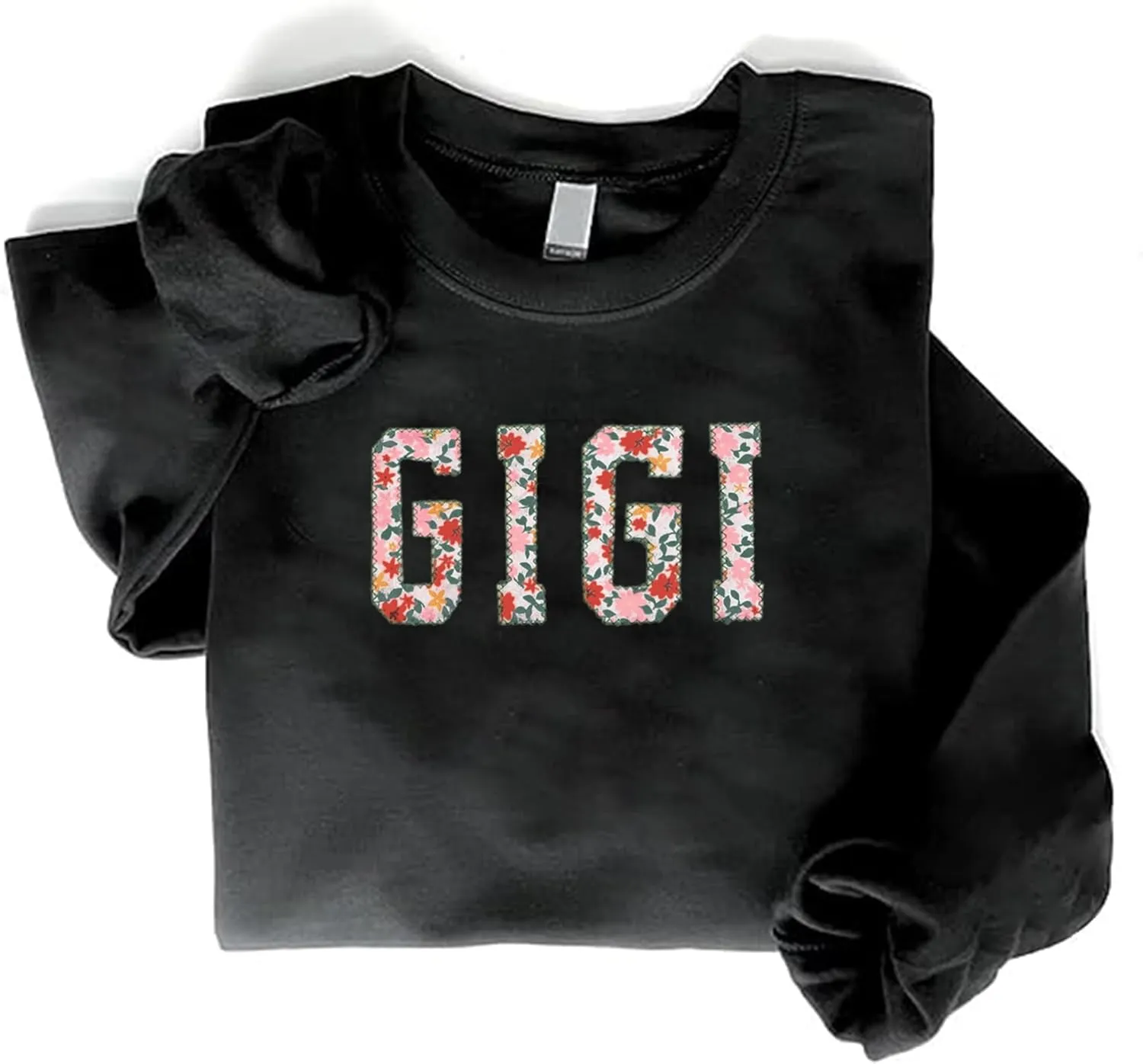 Personalized Embroidered Applique Grandma Sweatshirt Custom Nana Mimi Granny Mamaw Mama Women Gift Mothers Day 2024