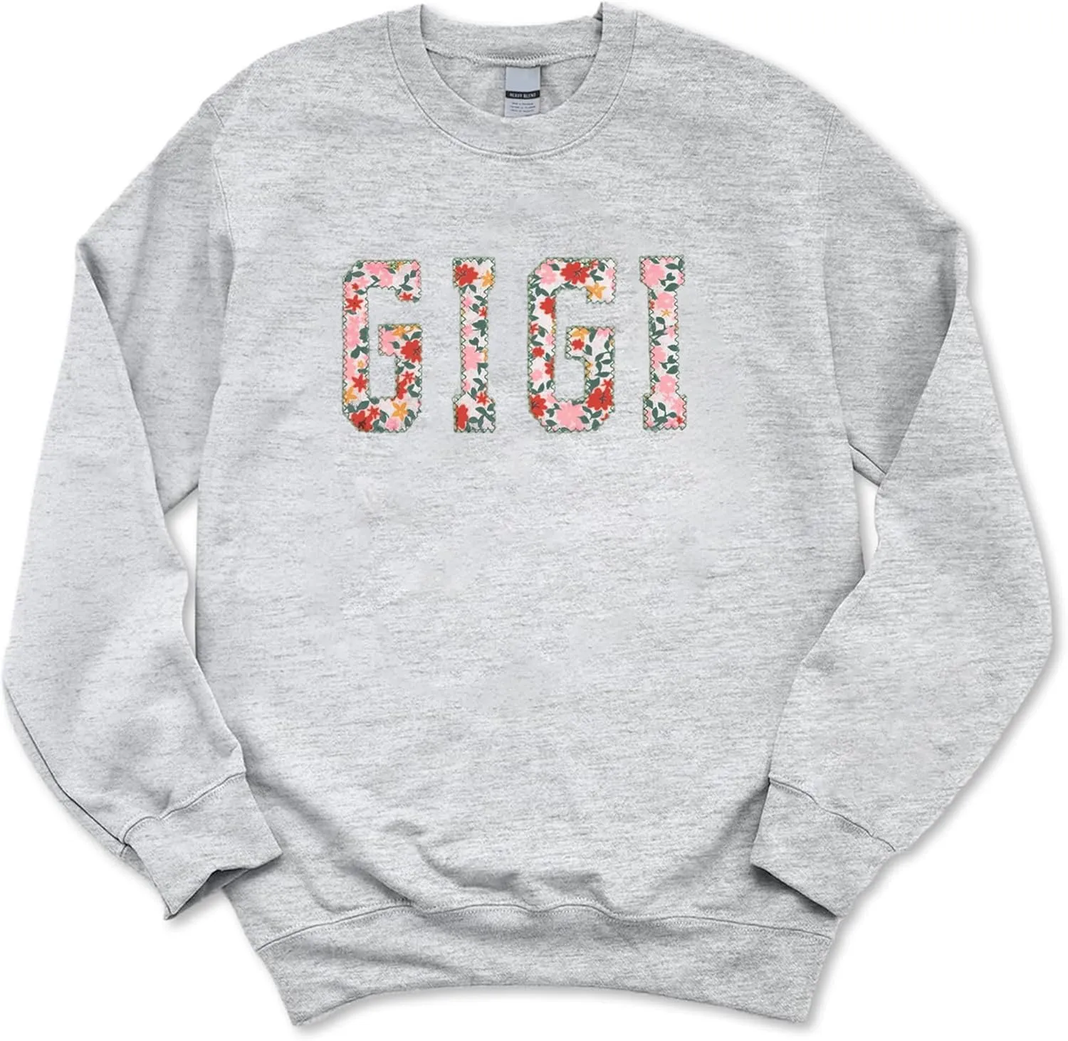 Personalized Embroidered Applique Grandma Sweatshirt Custom Nana Mimi Granny Mamaw Mama Women Gift Mothers Day 2024