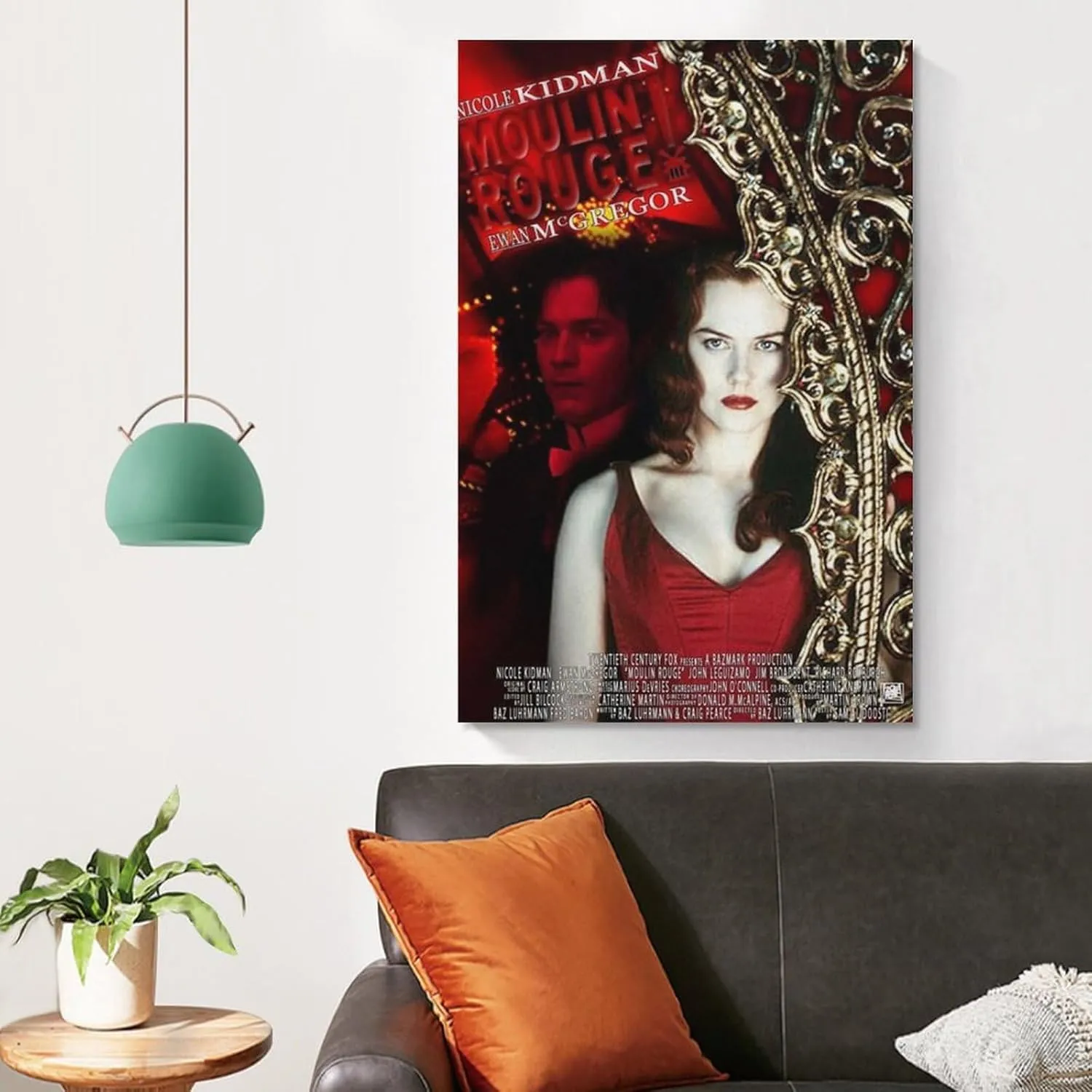 Pigalle Red Light District-Moulin Rouge Movie Poster 04 Wall Art Canvas Print Poster Home Bathroom Bedroom Office Living Room Decor Canvas Poster Unframe-style20x30inch(50x75cm)