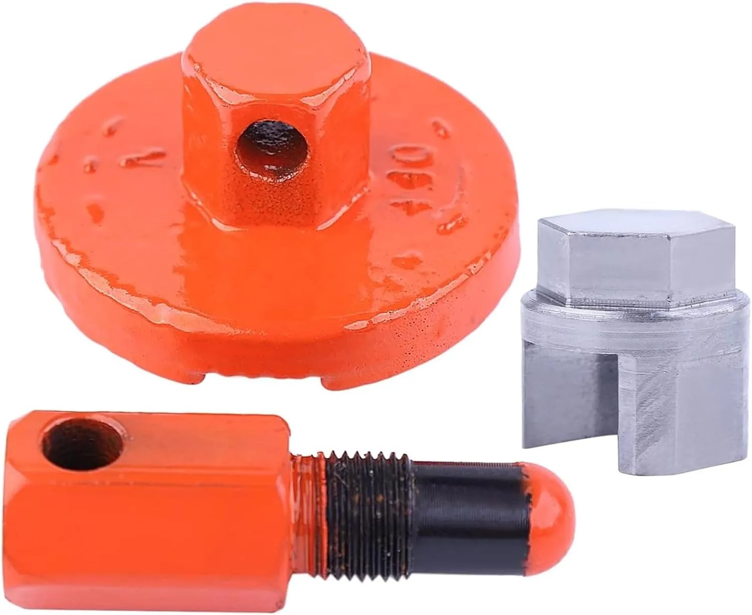 Piston Stop Clutch Flywheel Disassembly Part Dismount Tool for Husqvarna Rancher 340 345 346 350 351 353 445 450 455 460 502 54 16-03 for 45/52/58 2 Cycle Chainsaws