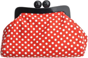 Polka Dot Evening Bag Clutch Purse for Women Wedding Party Handbag Cocktail Bag