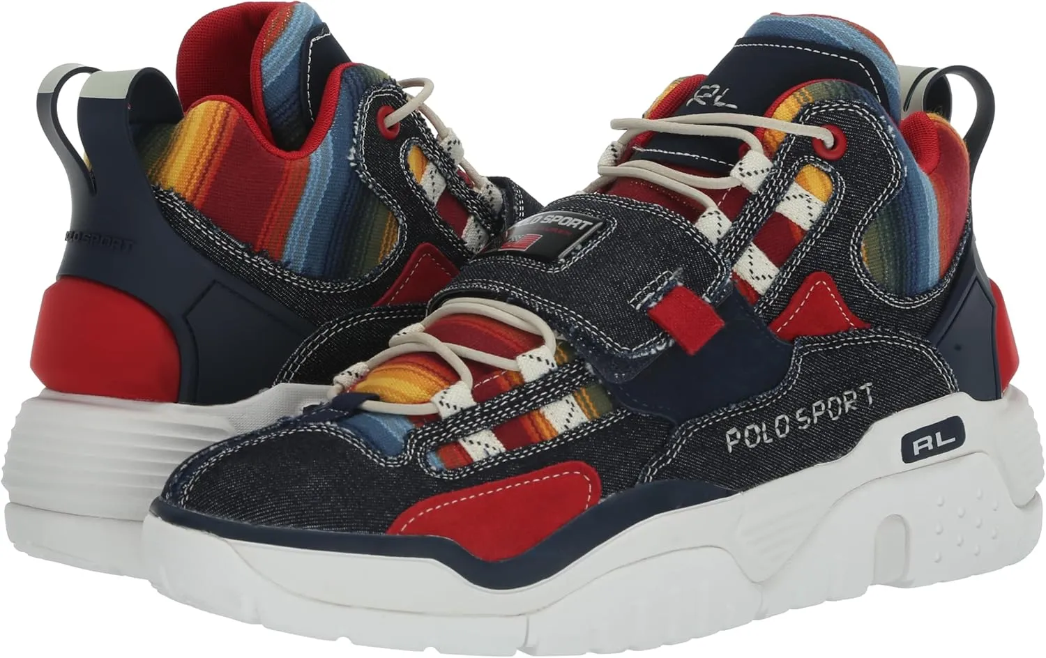Polo Ralph Lauren Men's Ps100 Multi-Print High-top Sneaker