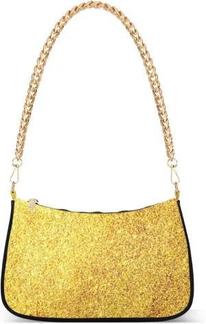 Polyester Shoulder Purses for Women,Fashion Shoulder Bag Purse Womens Crescent Crossbody Bag