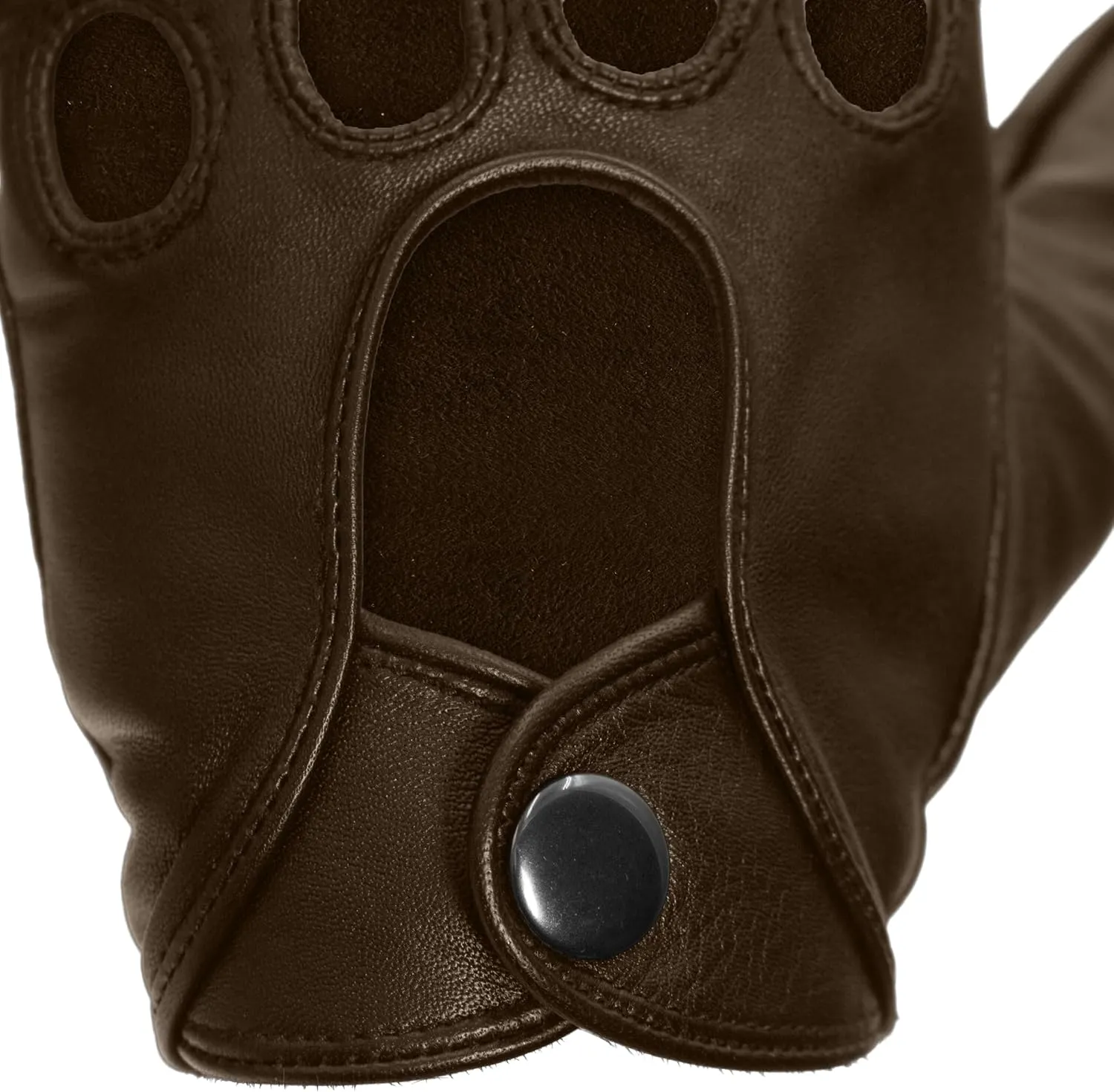 Pratt & Hart Silverstone Men’s Leather Driving Gloves (Unlined) Great for Bikers and Motorcycle Enthusiasts (Sheepskin)
