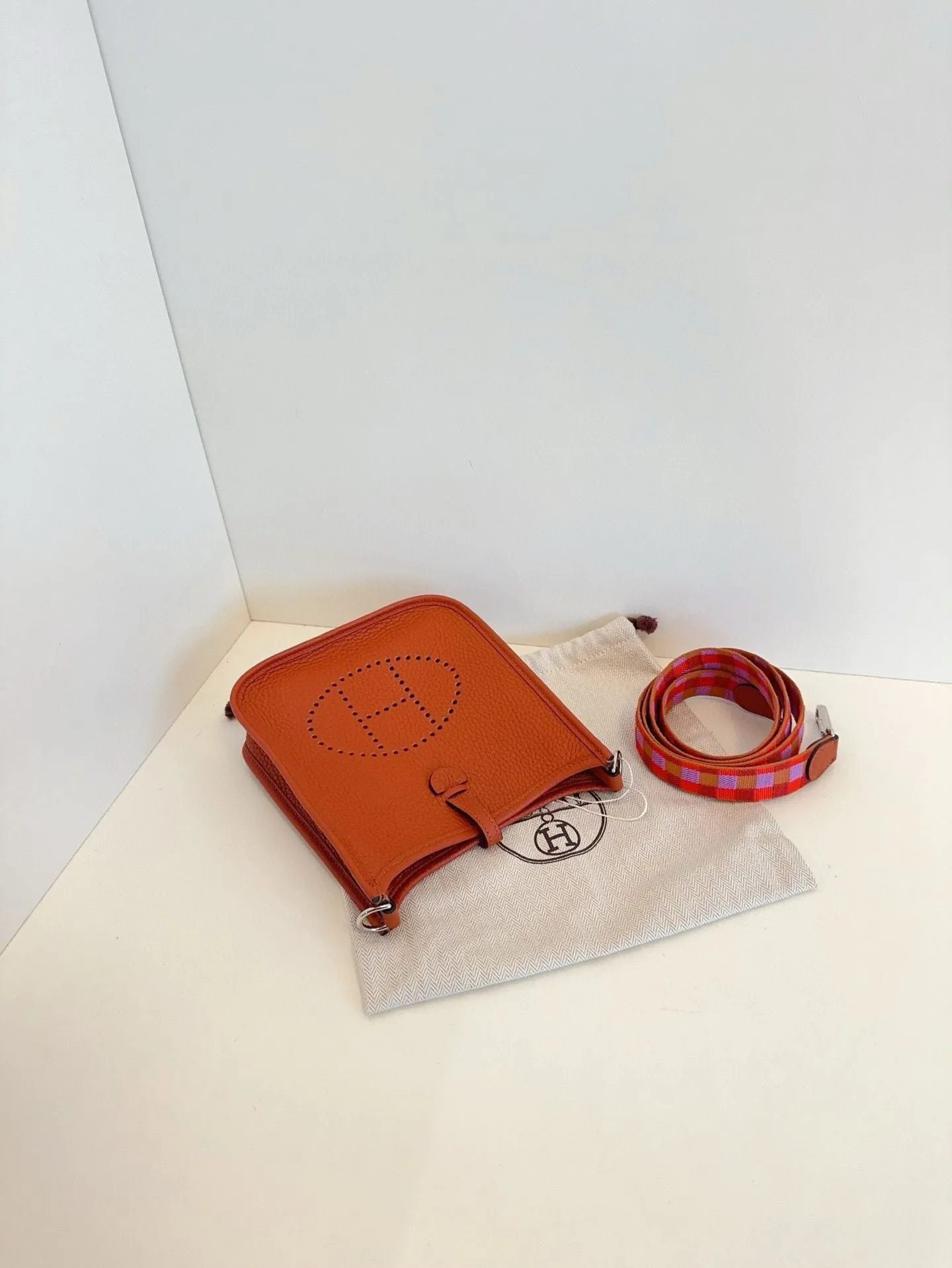 Preloved Hermès Evelyne mini Bag 6c color 2021year 117723