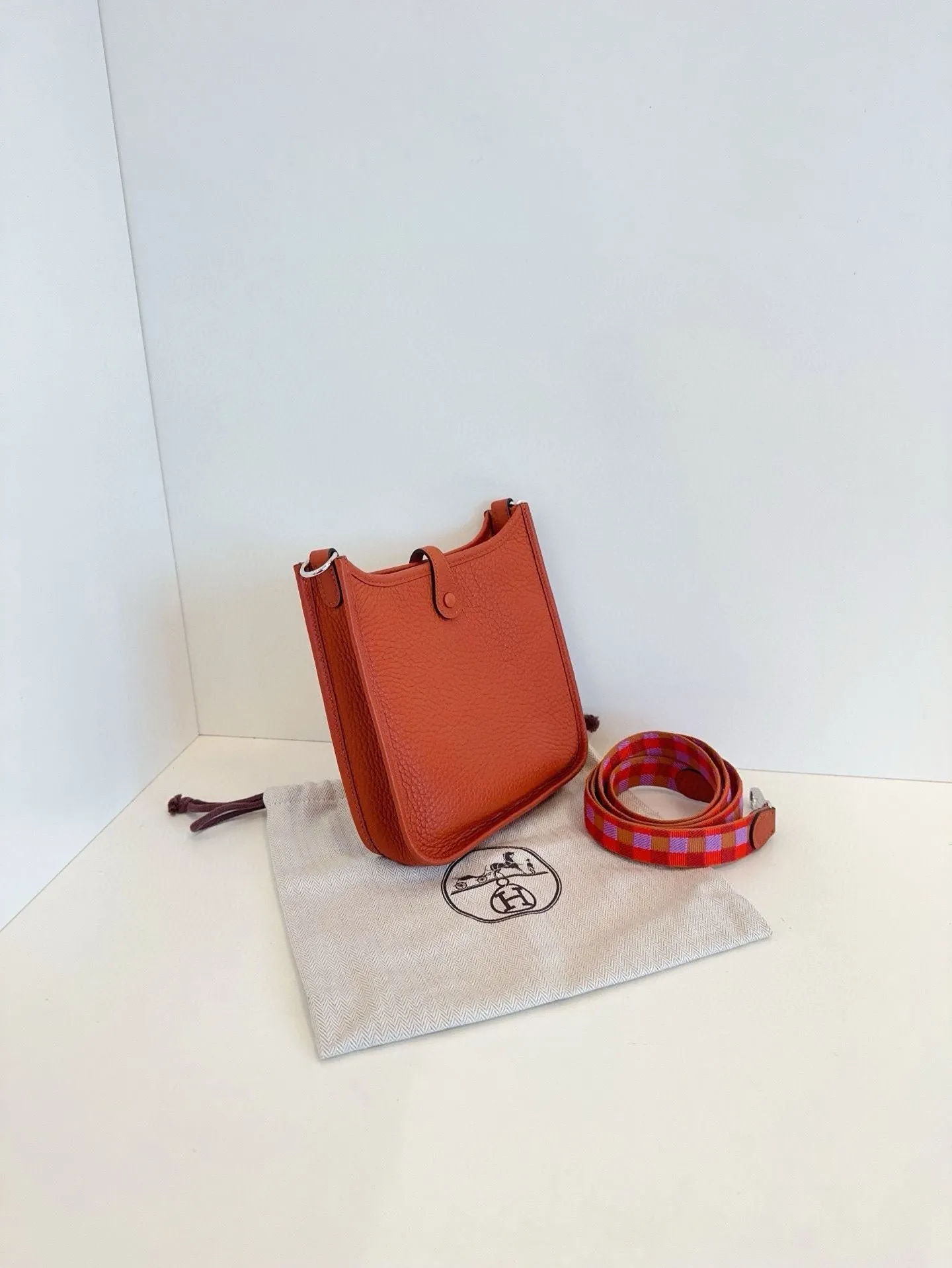 Preloved Hermès Evelyne mini Bag 6c color 2021year 117723