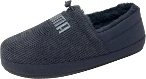 PUMA Mens Tuff Mocc Corduroy Slippers Casual - Grey - Size 8 M