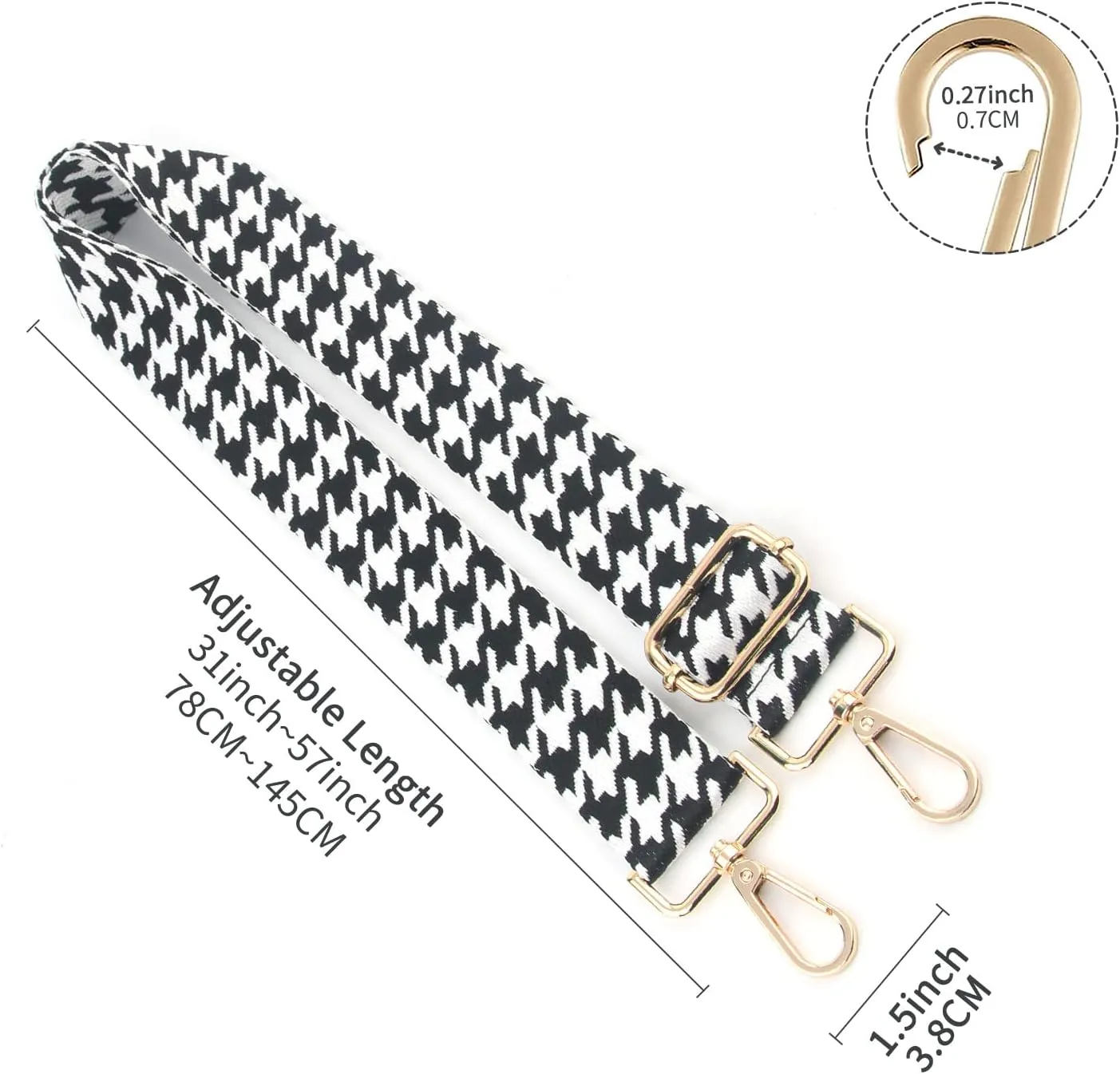 Purse Strap,Replacement Crossbody Shoulder Strap for Handbag…