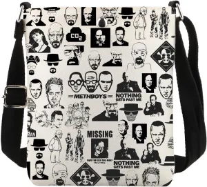 PWHAOO TV Show Inspired Gift TV Show Fan Crossbody Bag TV Show Themed Fans Travel Bag Cosplay Merch