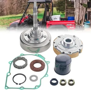 QYMOTO Axis 500 Wet Clutch Kit One Way Bearing Compatible with Hisun 500 700 UTV ATV, Axis 700,Massimo MSU500,Coleman UT500 700 Parts