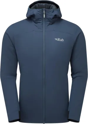 Rab Men's Xenair Alpine Flex Jacket - Hooded Synthetic Insulated Coat for Hiking & Mountaineering