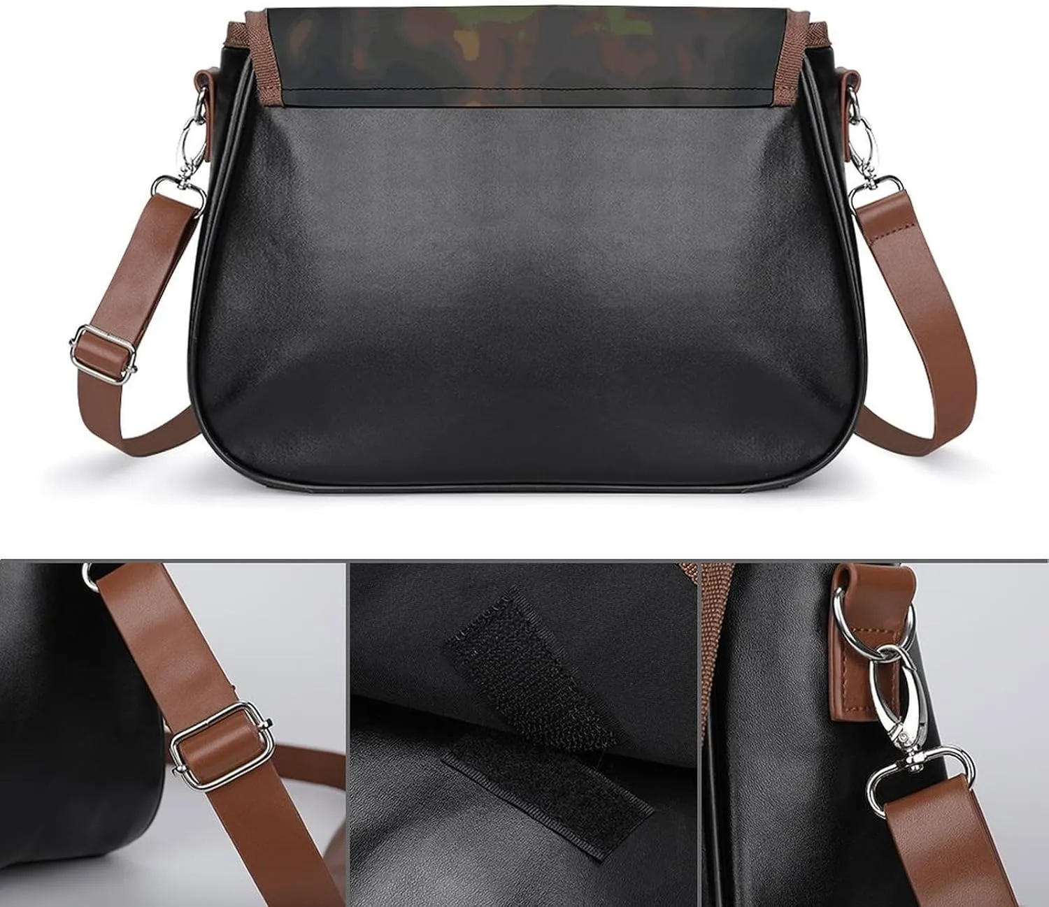 Rainbow Color Stripe Crossbody Bags for Women Travel Shoulder Bag Small Leather Cross Body Handbags