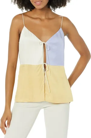 Rebecca Taylor Women's Color-Blocked Twill Camisole