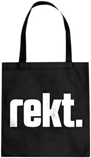 REKT Cotton Canvas Tote Bag