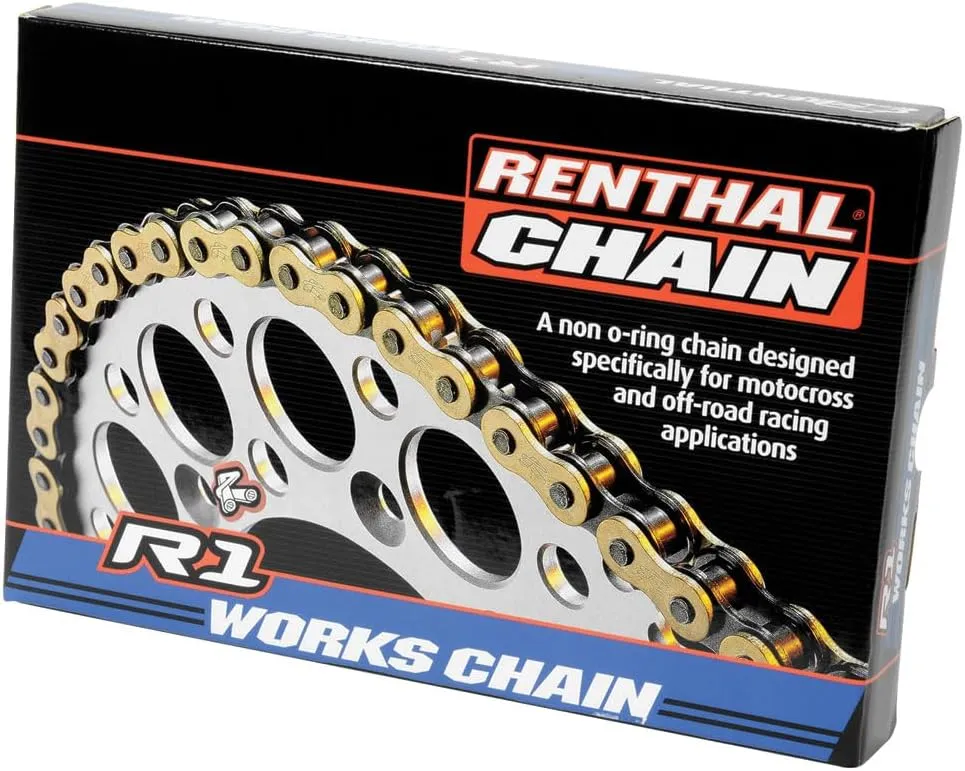 Renthal 420 R-1 Works Chain 420x120 for Kawasaki KDX80 1982-1983