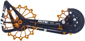 Road Cyclocross Bicycle Bike OSPW Oversized Derailleur Pulley Wheel System for Shimano R9100/R8000 use 12t top 16t Bottom Pulley in Black/Red/Gold Colors