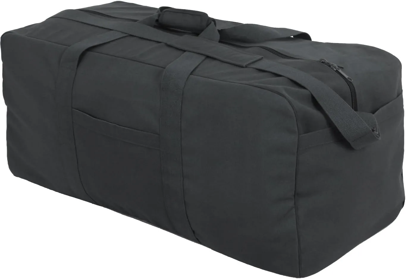 Rothco Canvas Jumbo Cargo Bag (FT822), Black