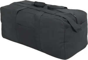 Rothco Canvas Jumbo Cargo Bag (FT822), Black