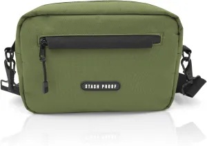 Rover Odor Resistant (Olive Green) Cross-body and Shoulder Bag for Men and Women Hiking, Outdoors, Gym, and Travel