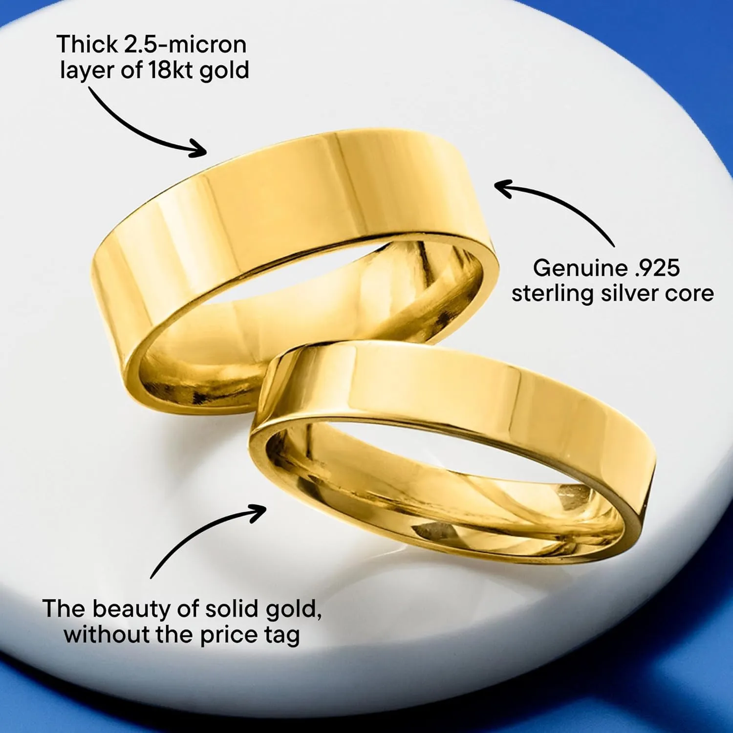 RS Pure by Ross-Simons Italian 18kt Gold Vermeil Disc Station Bracelet