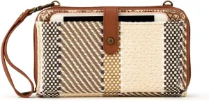 Sakroots Artist Circle Smartphone Crossbody in Eco Twill, Detachable Wristlet Strap