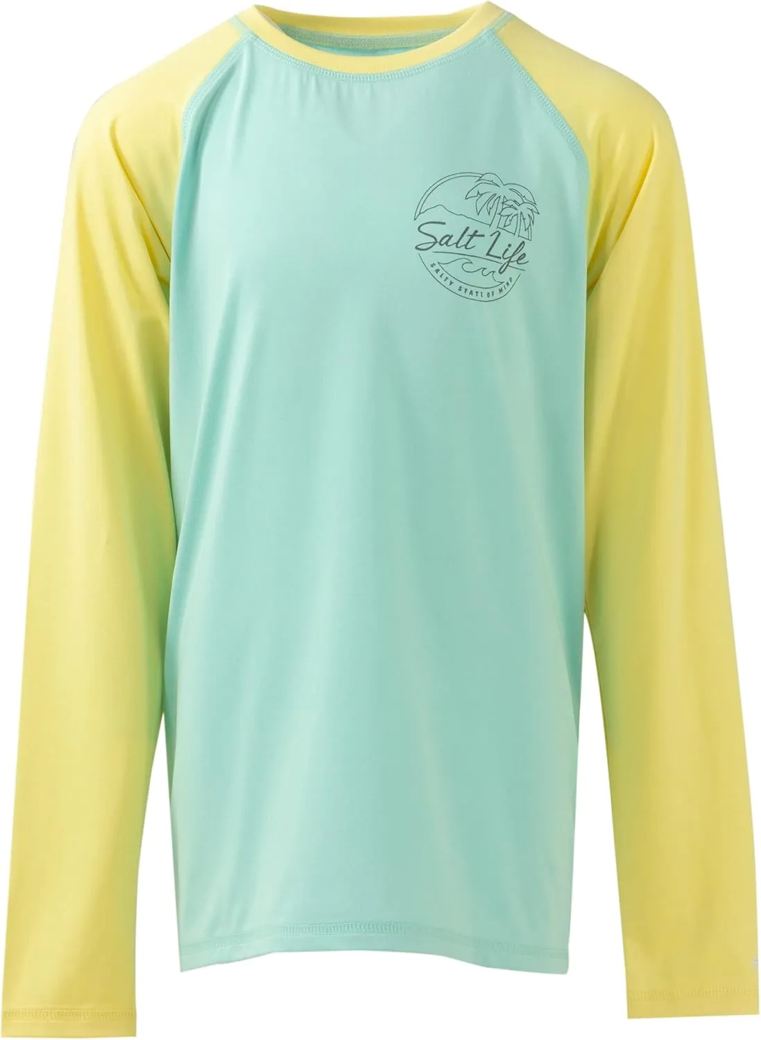 Salt Life Girls' Shady Palms Long Sleeve Performance Shirt