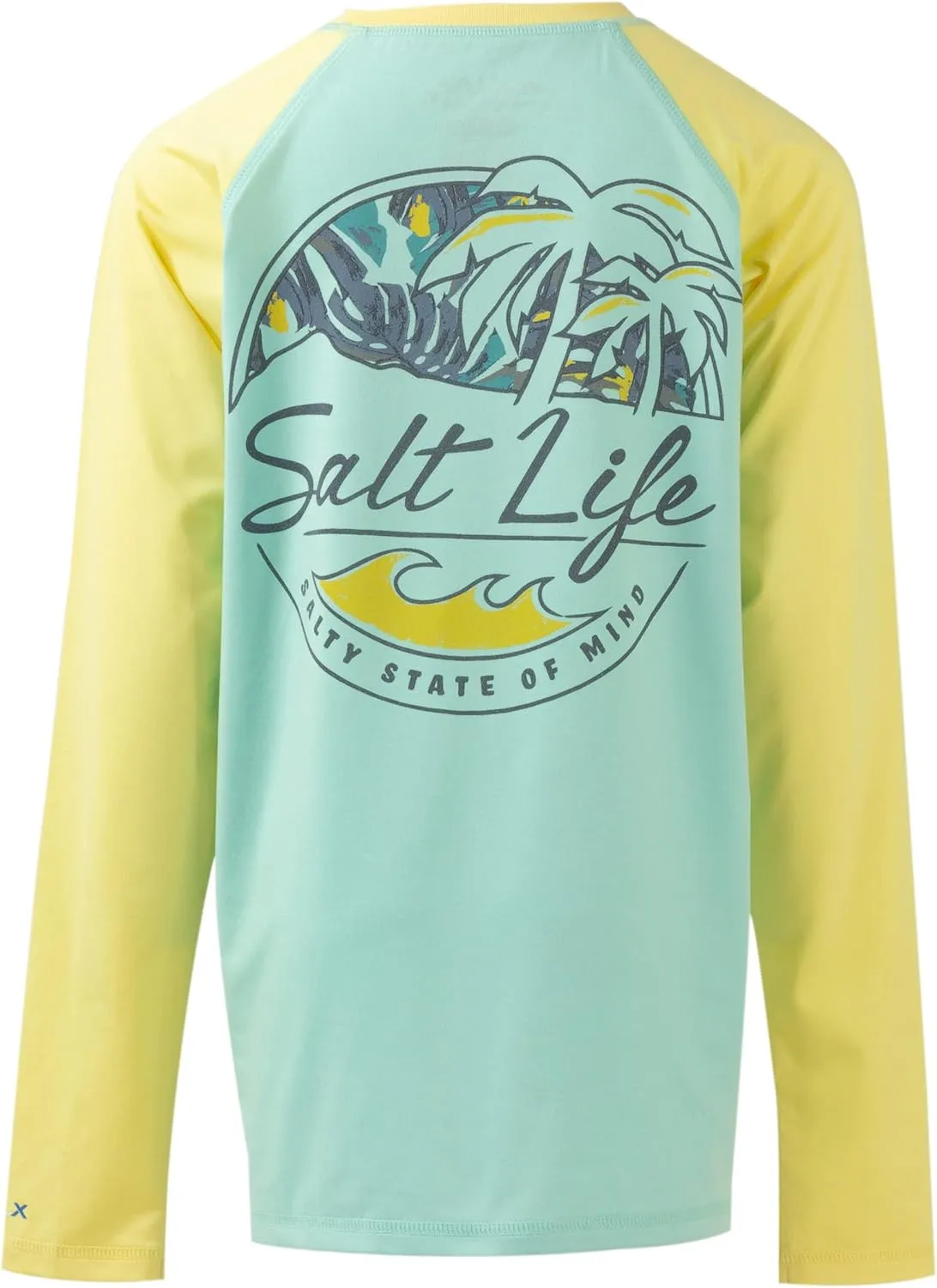 Salt Life Girls' Shady Palms Long Sleeve Performance Shirt